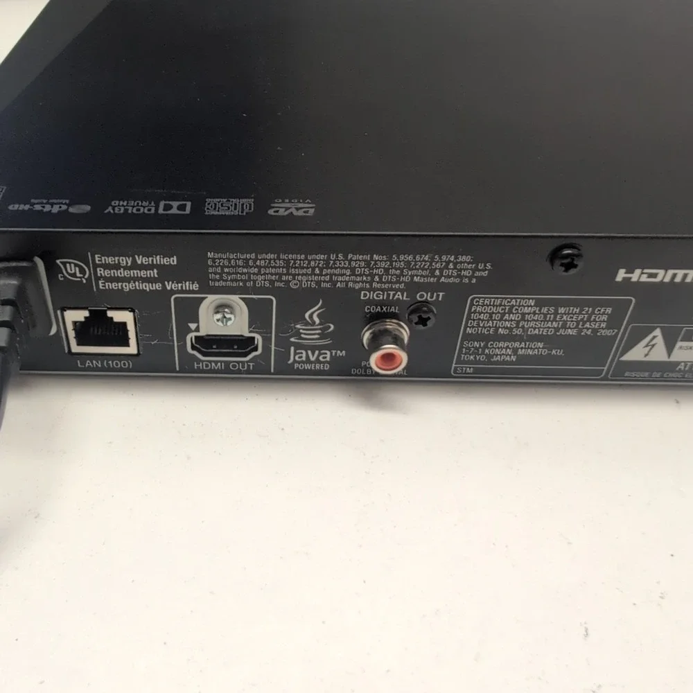 Sony BDP-S1100 Blu Ray DVD Player w/ HDMI Cable and‎ Remote Control
